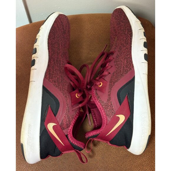 Nike Flex TR 9 Red Gold Running Shoes AQ7491-601 Womens 8 Athletic Sneakers - Picture 6 of 9